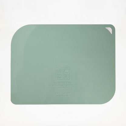Children's Divided Plate & Placemat - Sage Green Racetrack